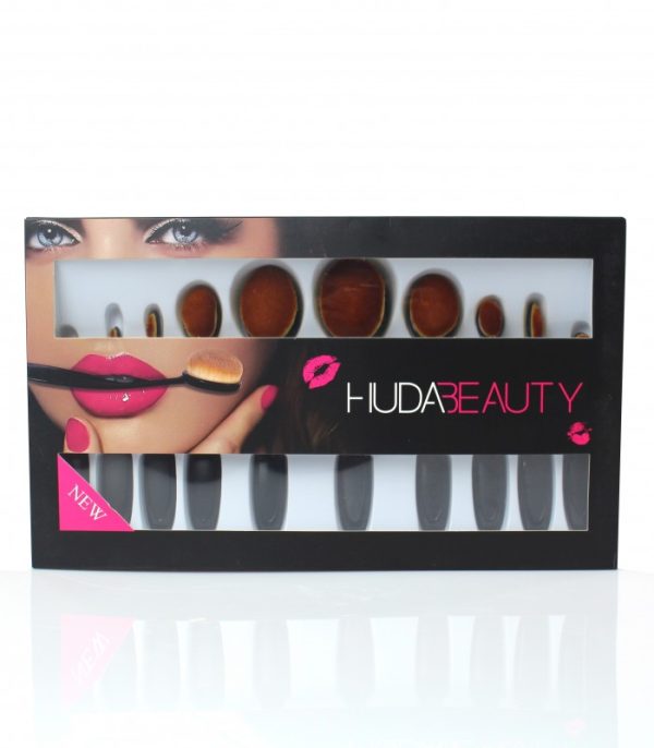 10pc High Quality Huda Beauty Brush Set - Image 2