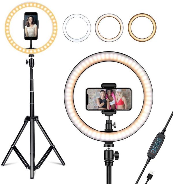 Multiple mode 12 inch Ring light and stand - Image 2