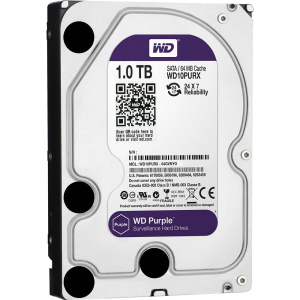 WD Purple Surveillance 3.5-inch Hard Drive - 1TB