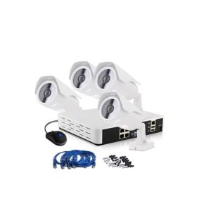 4Ch IP Camera Kit with Built in POE