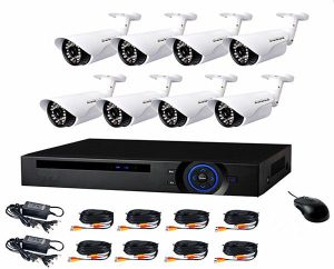 8 Channel cctv camera system - 500gig hard drive