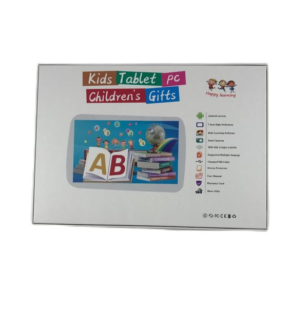 7 Inch Kids Learning Tablet PC 4G RAM + 64GB ROM + Gift Pack (ABC Kids) - Image 4