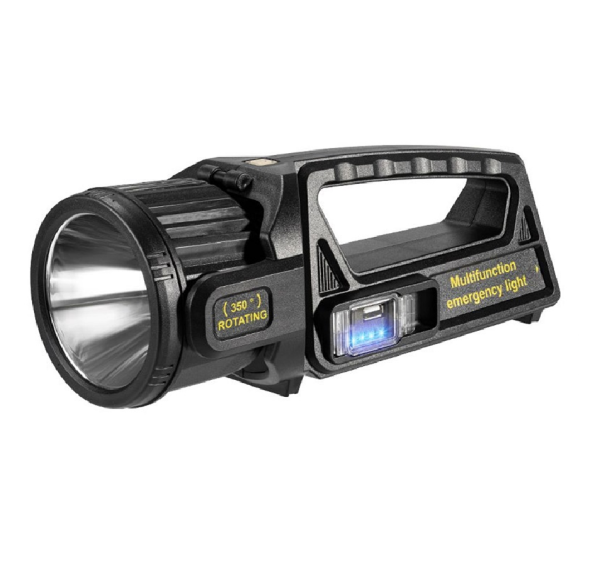Solar Powered Rotating Dual LED + COB Light Source