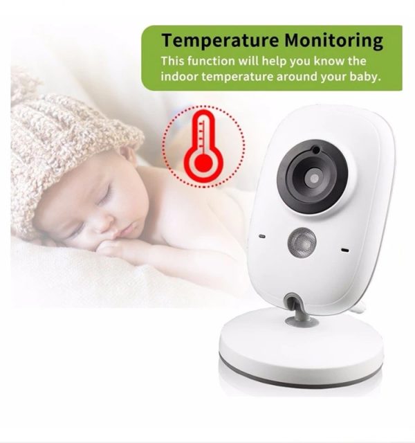 Wireless Video Color Baby Monitor Baby Security Camera Night Vision - Image 2