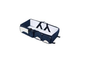 Multifunctional Baby Travel Bed Cot Baby Bassinet and Diaper Bag Blue