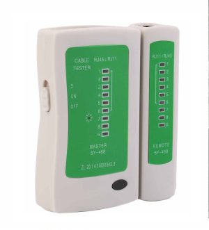 RJ45 and RJ11 network cable tester