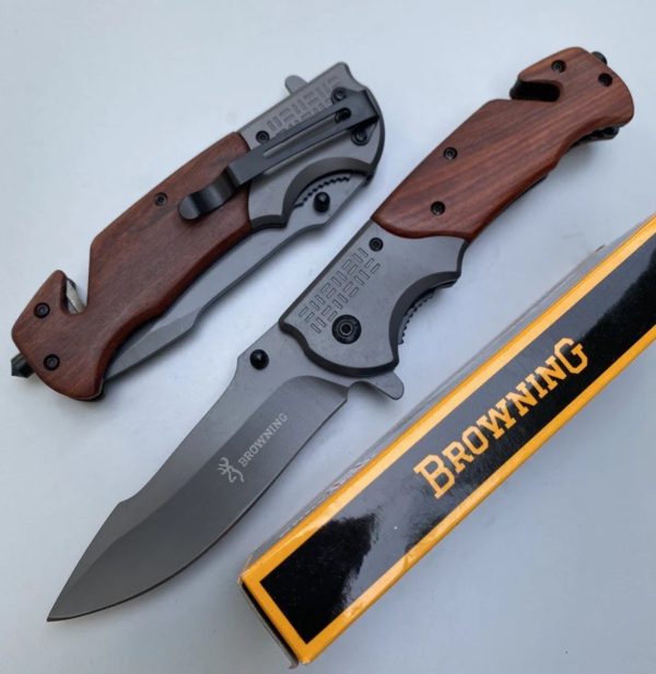 Brown DA308 tactical knife - Image 2