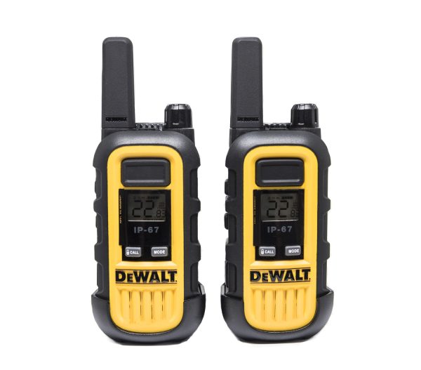 DeWalt DXPMR300 Heavy Duty Professional Walkie Talkie PMR Radio 2pack - Image 3
