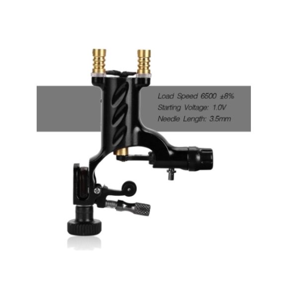 Professional Dragonfly Rotary Motor Tattoo Machine Gun Liner Shader (Black) - Image 3