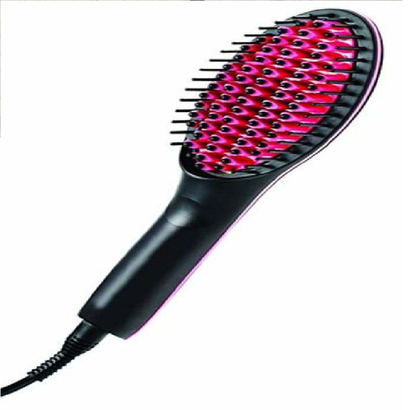Straightening Brush Black/Pink