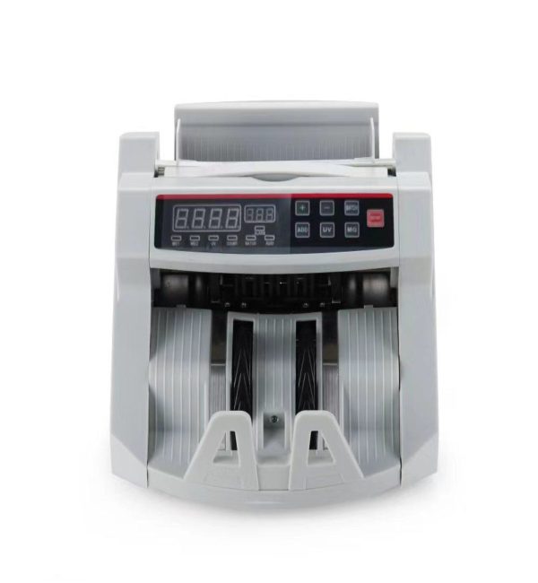 Money counter with counterfeit detection