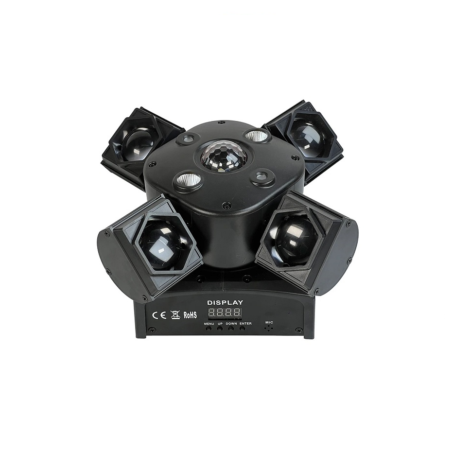 Four Moving Head Beam RGB Laser Stage Light