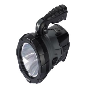 Cordless LED work light with solar panel
