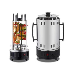 Automatic rotating vertical electric grill