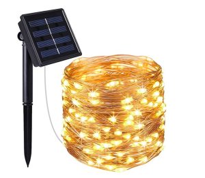 Solar Waterproof Fairy Light 10m - Warm white