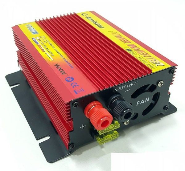 Gamister 1000W 12V Modified Sine Power Inverter