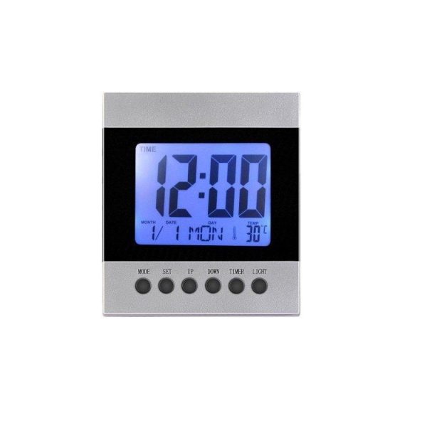 Multi Display Digital Table Clock with Alarm