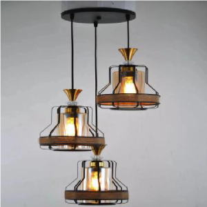 Vintage Vulcan Cage Pendant Light