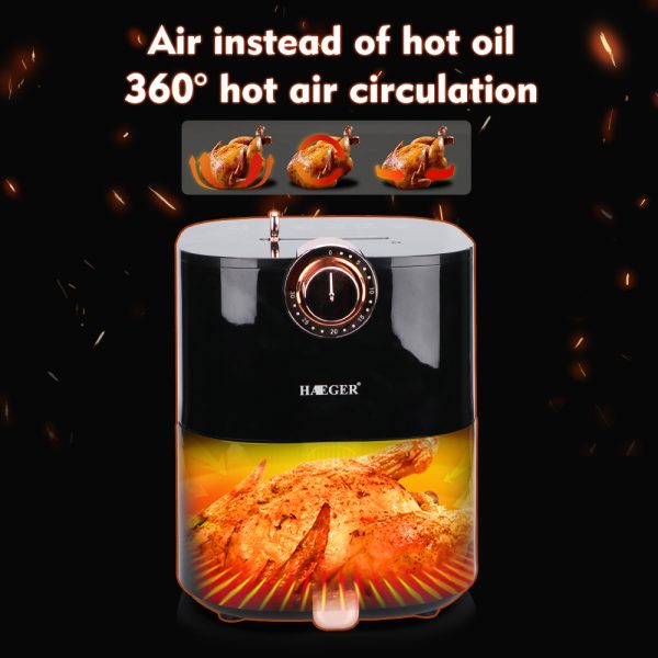 Haeger 2000W 5.5L Air Fryer - Image 2