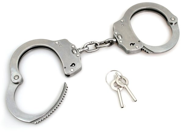 Foreplay Stainless Steel Handcuffs with Chains