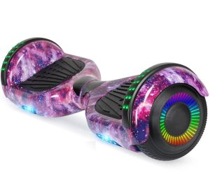 6.5" Smart Auto Balance Hoverboard With Bluetooth Speaker - Purple