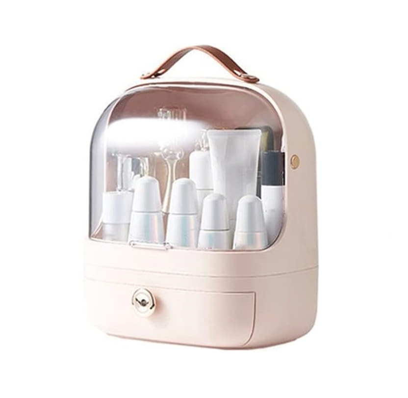 Cosmetic Storage Case With Drawer