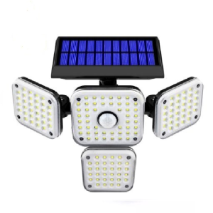 Solar Powered Sensor Wall Light with 144 Bright LED