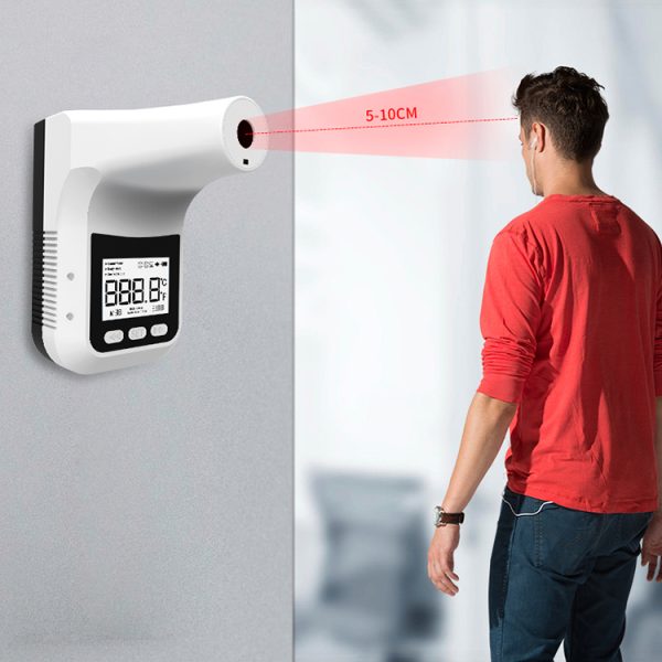 Wall mounted Automatic Infrared Digital Forehead Thermometer - Image 3