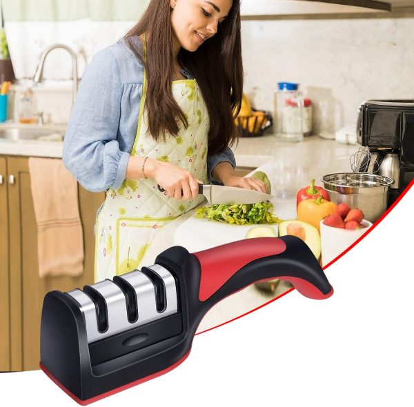 3 Stage Knife Professional Sharpener Stainless steel - Image 2