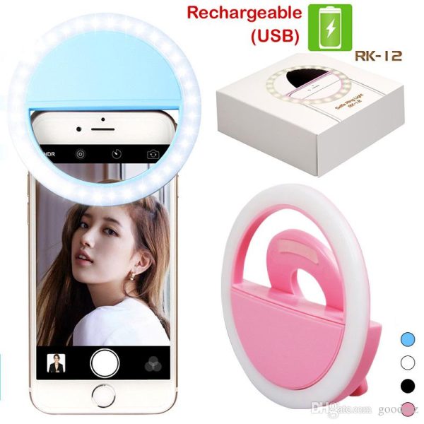 Mobile Led Selfie Ring Light - Blue - Image 2