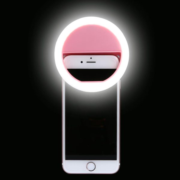 Mobile Led Selfie Ring Light - Pink - Image 3
