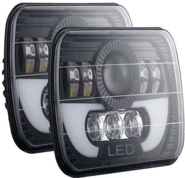 5x7 7x6 inch headlights rectangular headlight