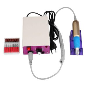 12W Electric Nail Drill Machine With Foot Pedal Control