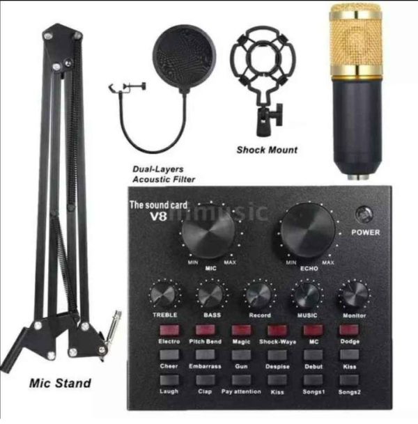 Condenser Microphone Kit with V8 Sound Card - Image 2