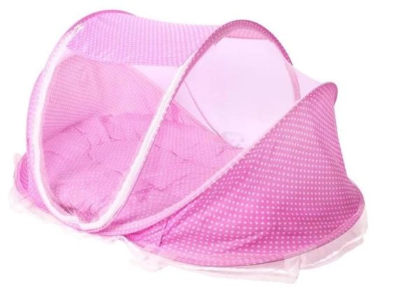 Foldable Baby Mosquito Tent Travel Instant Bed Pink