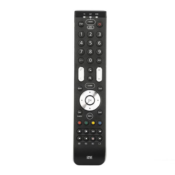 All for One Universal Contour TV Remote