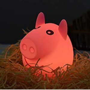 Piggy Luo Rechargeable Color Changing Silicone Night Light