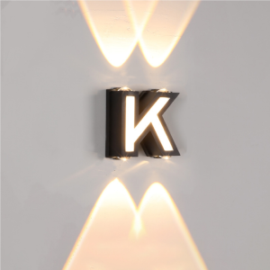 7W 4 LED K Shaped Light 3000k