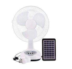 12 inch Rechargeable Fan with LED Lights