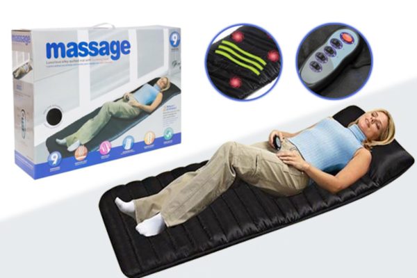 2 in 1 Reversible Massage Luxurious Quilted Mat soothing Heat - Image 2