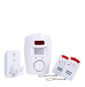 Wireless motion sensor alarm system