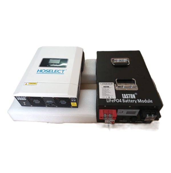Backup package inverter and battery