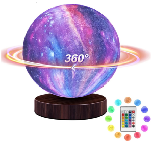 USB Rechargeable Rotating Galaxy Moon Lamp