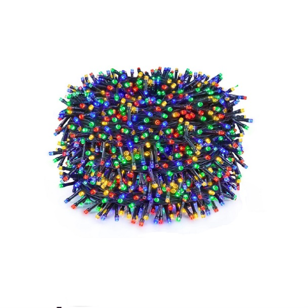 100M RGB 9V Fairy Light On Black Cable With 8 Modes