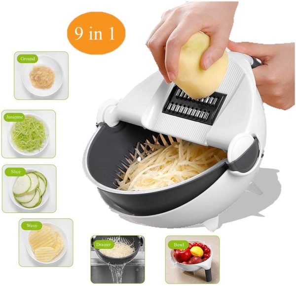 9 In 1 Multi Function Vegetable Mandoline - Image 3