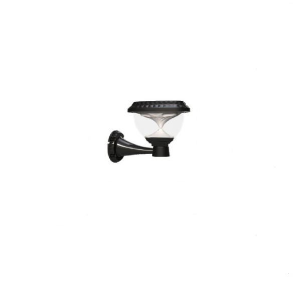 Solar Powered Wall Light RGB + White & Warm White With Remote Control