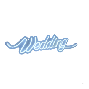 Wedding Back Panel Neon Sign