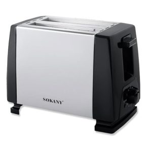 2-Slice Silver Bread Toaster