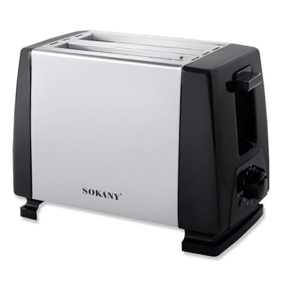 2-Slice Silver Bread Toaster