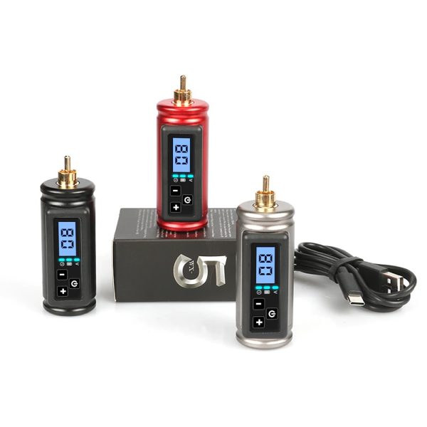 Wireless Tattoo Power Supply RCA Jack 1500mah - Image 3